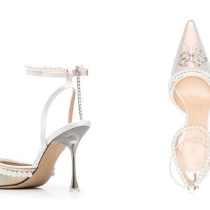 MACH & MACH faux pearl-embellished Heels Pumps